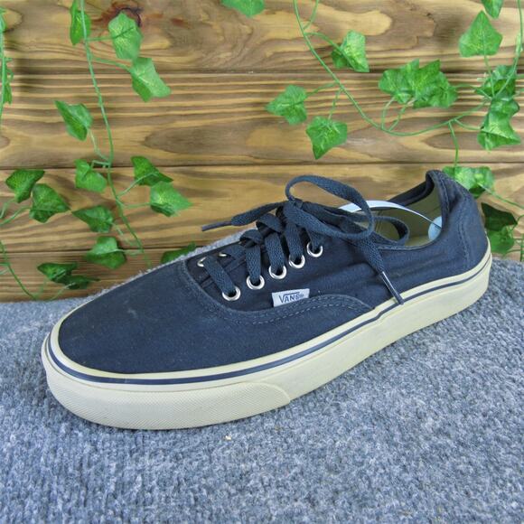 VANS Men's Low Top Skateboarding Sneaker Black Fabric 11 Medium Gently Used 2025 - Picture 1 of 7